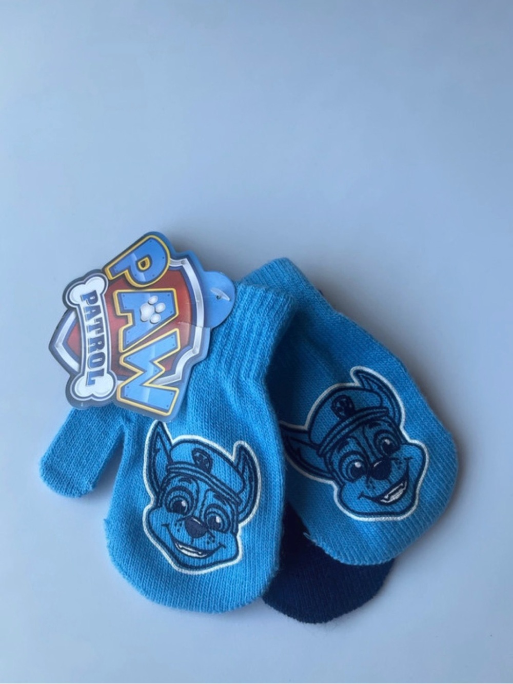 Paw Patrol Bright Blue Kids Character Mittens